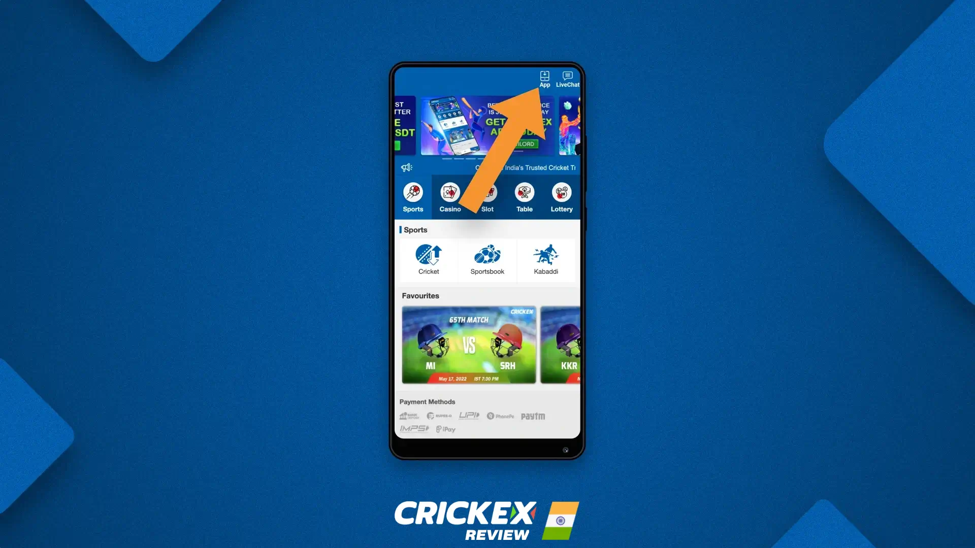 Crickex screenshot 2