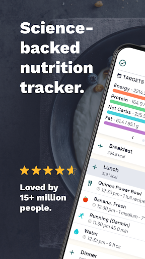 Tangkapan layar Cronometer: Calorie Counter 1