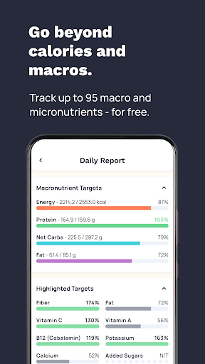 Tangkapan layar Cronometer: Calorie Counter 3