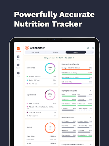 Tangkapan layar Cronometer: Calorie Counter 11