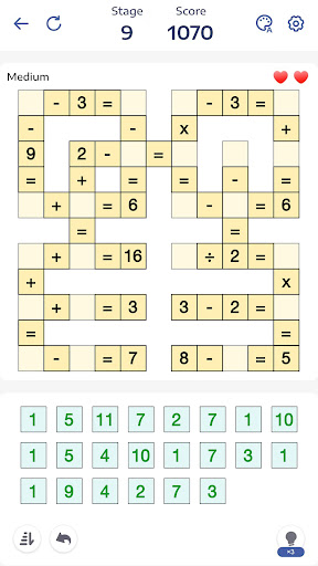 Crossmath® - Math Puzzle Games screenshot 7