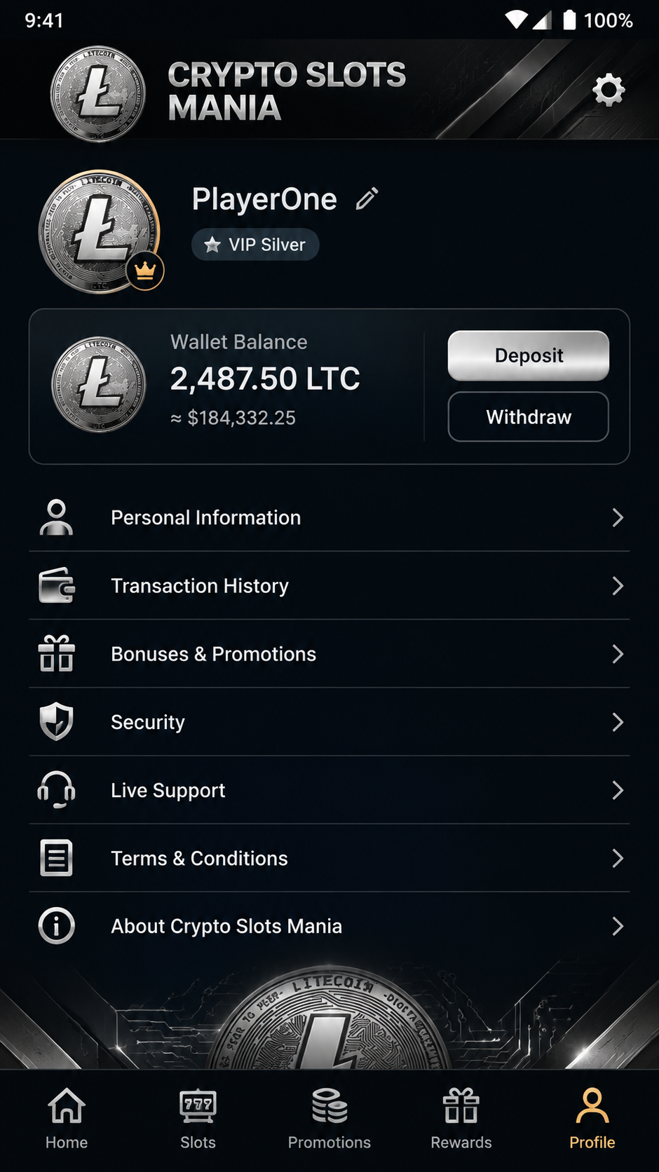CRYPTO SLOTS MANIA screenshot 3