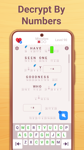 Tangkapan layar Cryptogram: Word Logic Puzzles 7