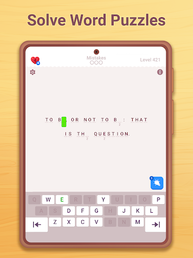 Tangkapan layar Cryptogram: Word Logic Puzzles 10
