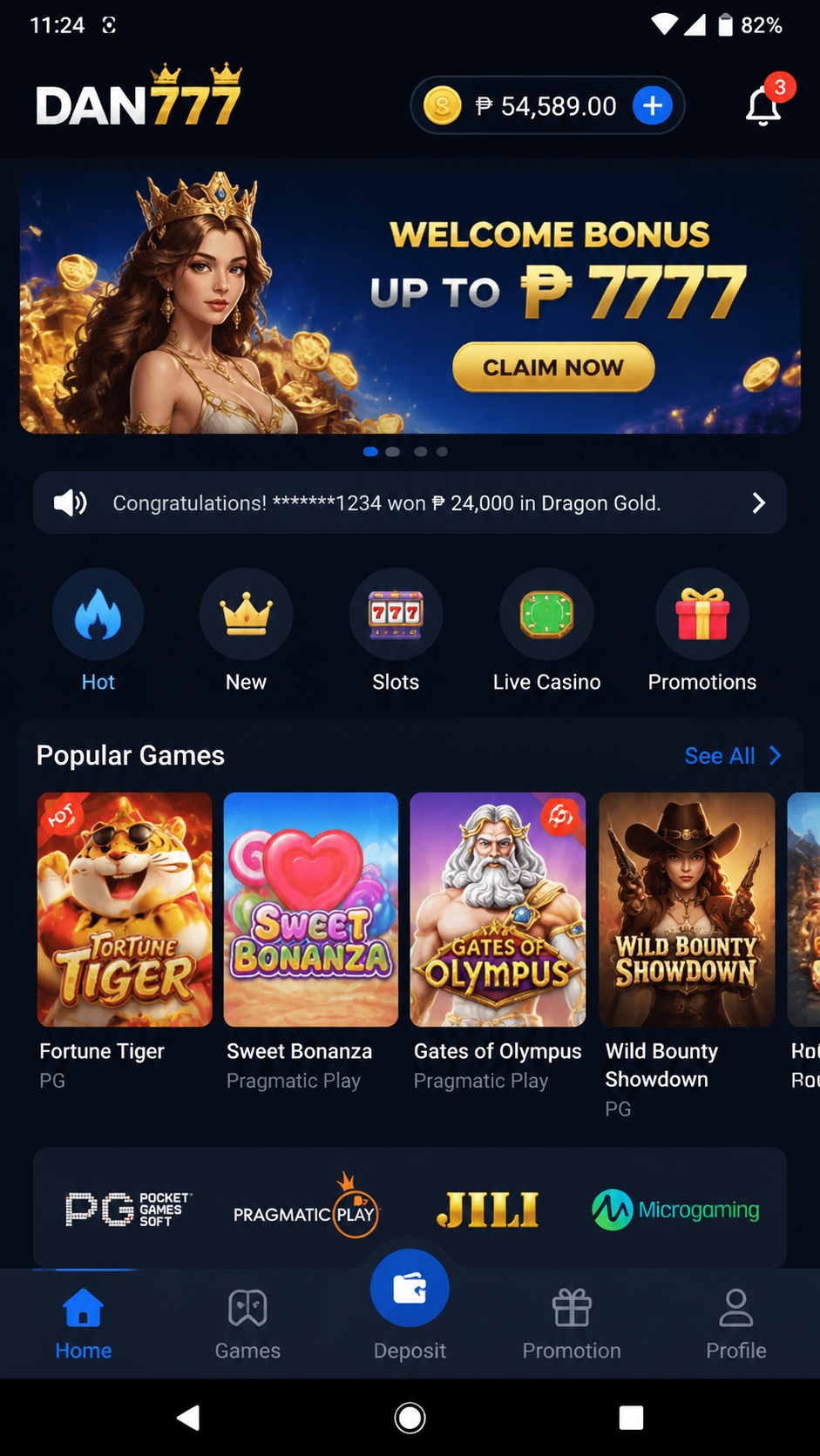 DAN777 screenshot 1