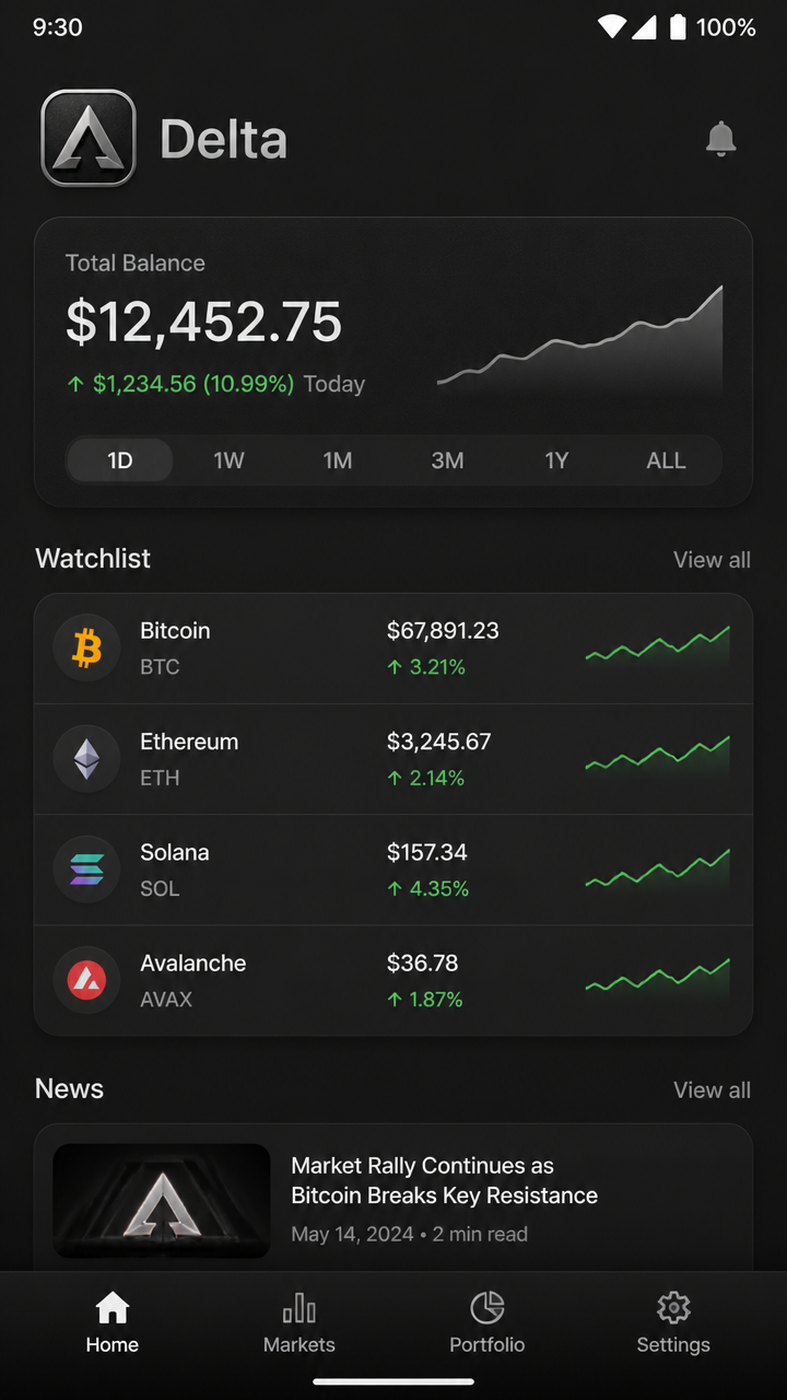 Delta screenshot 1