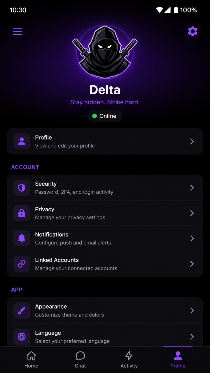 Delta screenshot 3