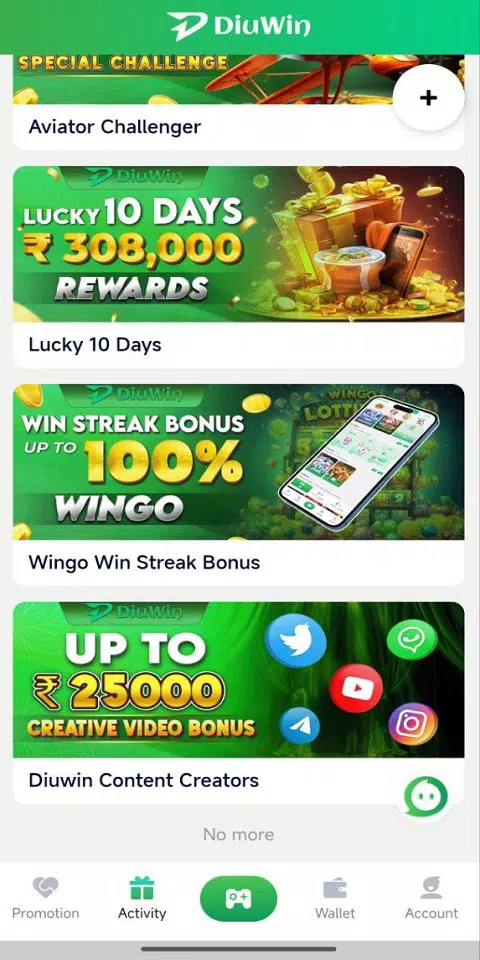 Diuwin screenshot 2