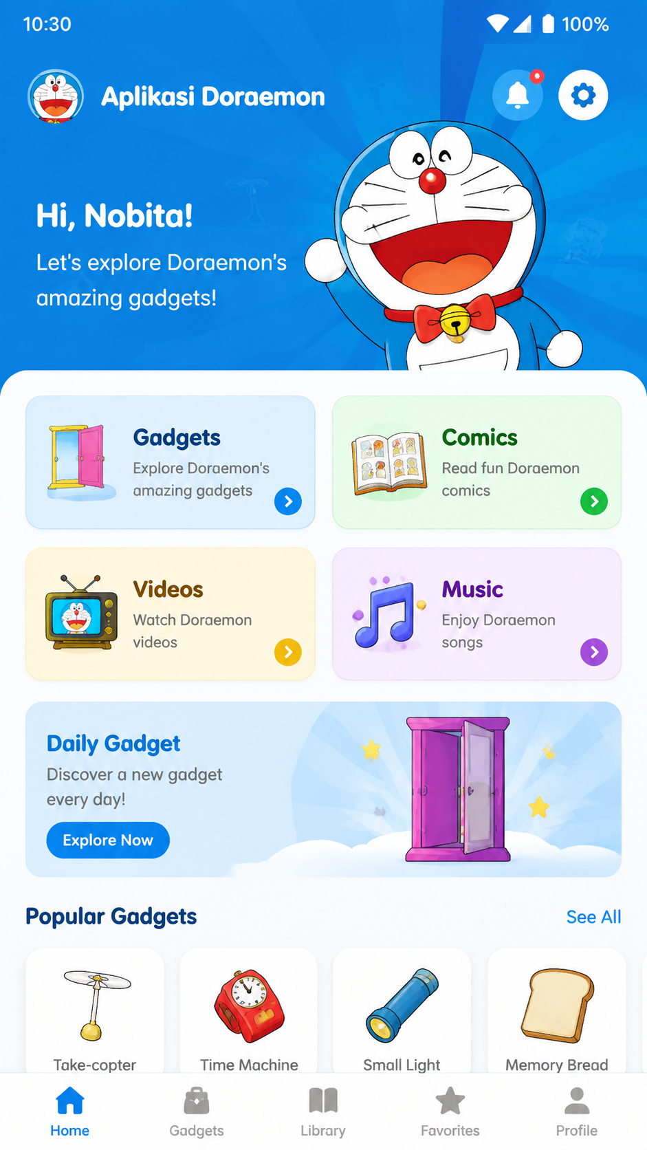 Aplikasi Doraemon screenshot 2
