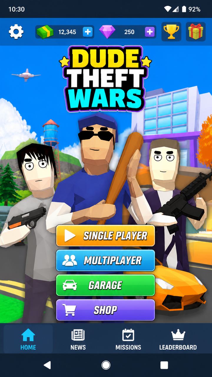 Dude Theft Wars screenshot 1