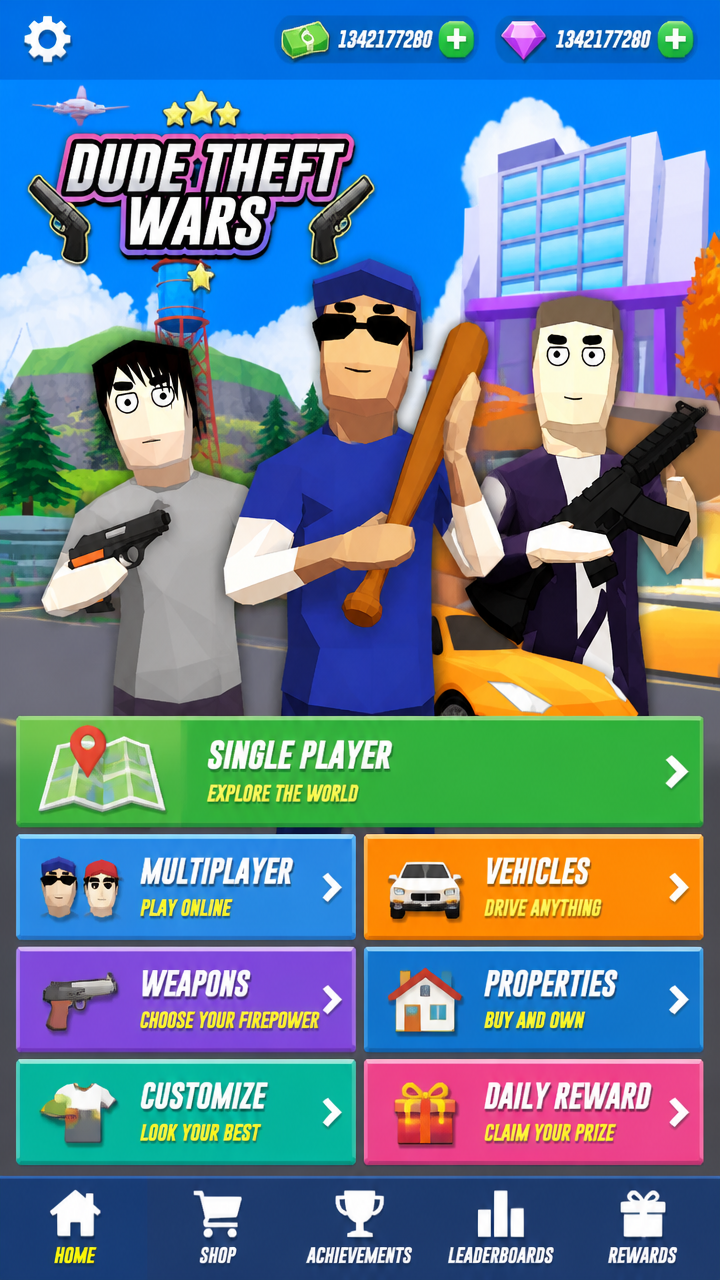 Dude Theft Wars screenshot 2