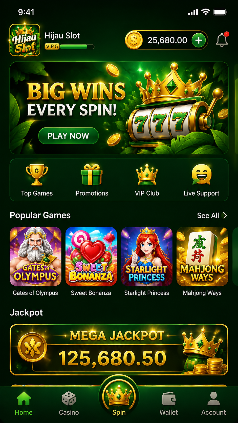 Hijau Slot screenshot 1
