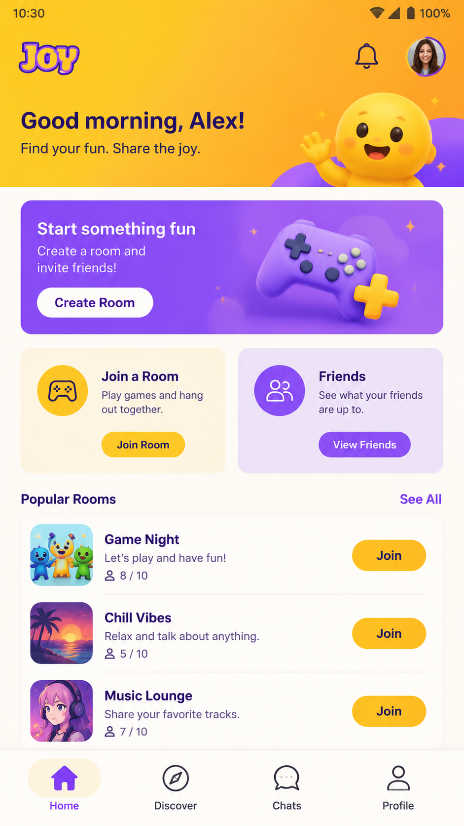 Tangkapan layar Joy 2