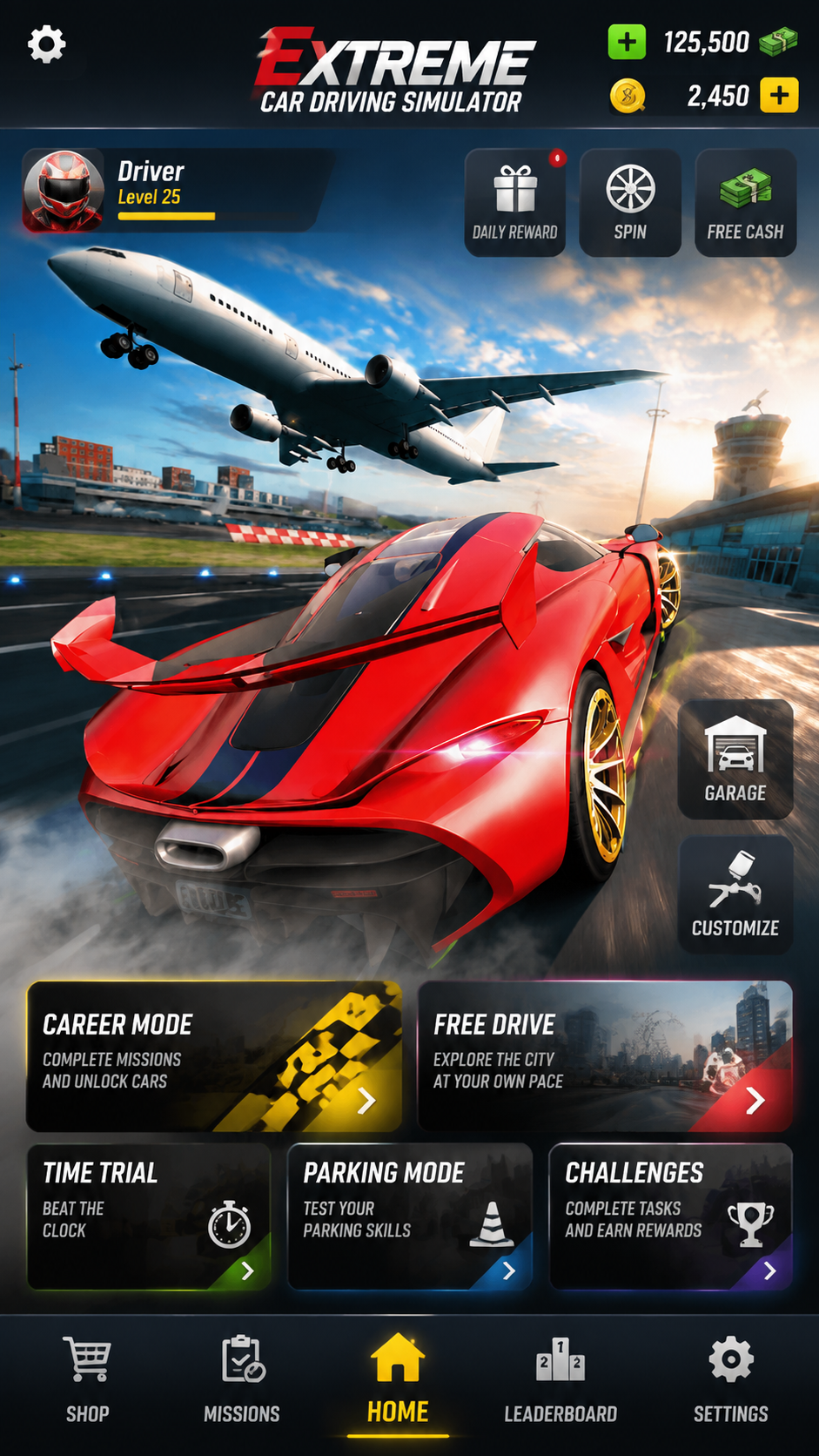 Extreme Car Driving Simulator screenshot 2