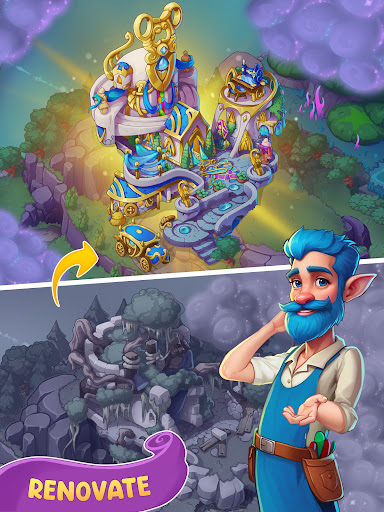 Tangkapan layar Fable Town: Merging Games 2