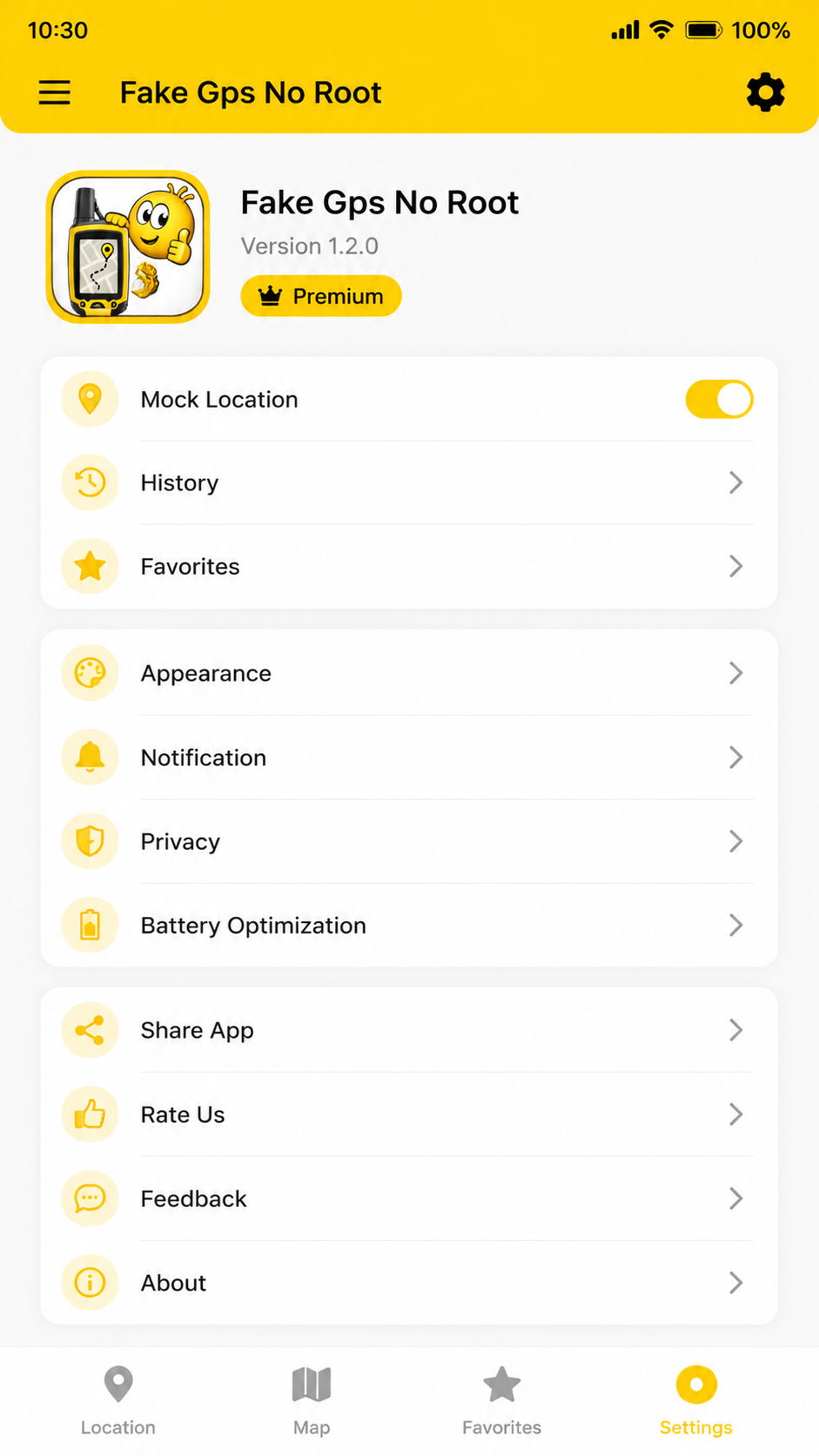 Fake Gps No Root screenshot 3