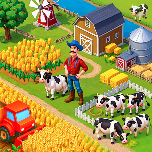 Farm Day Farming Offline Games icon