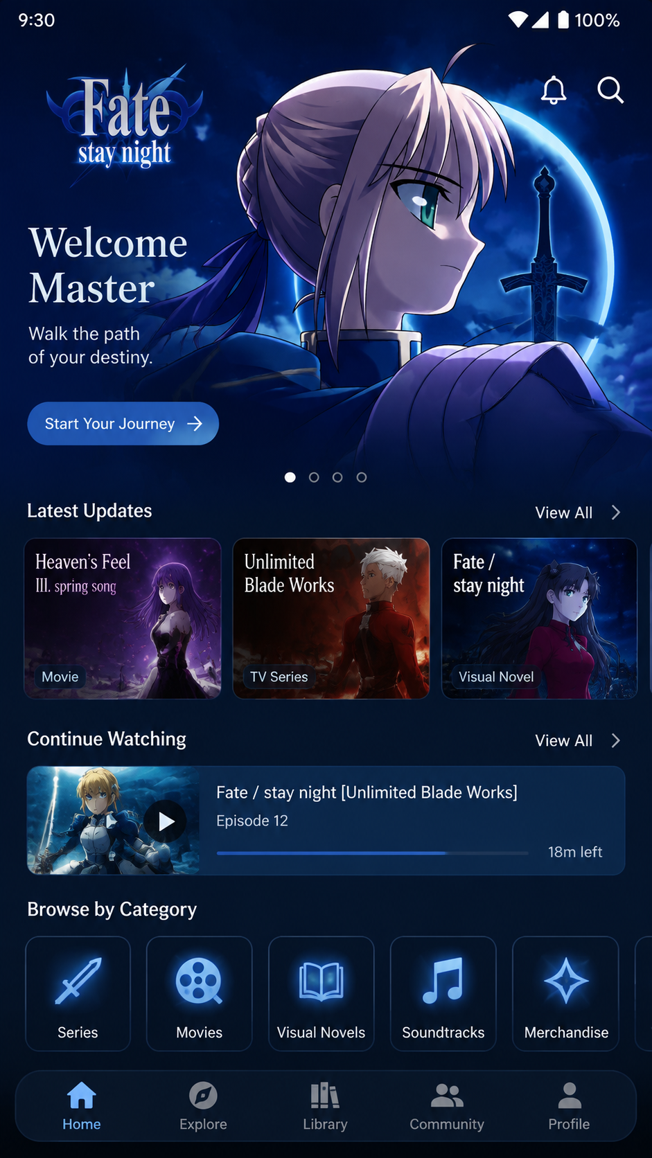 Fate Stay Night screenshot 1