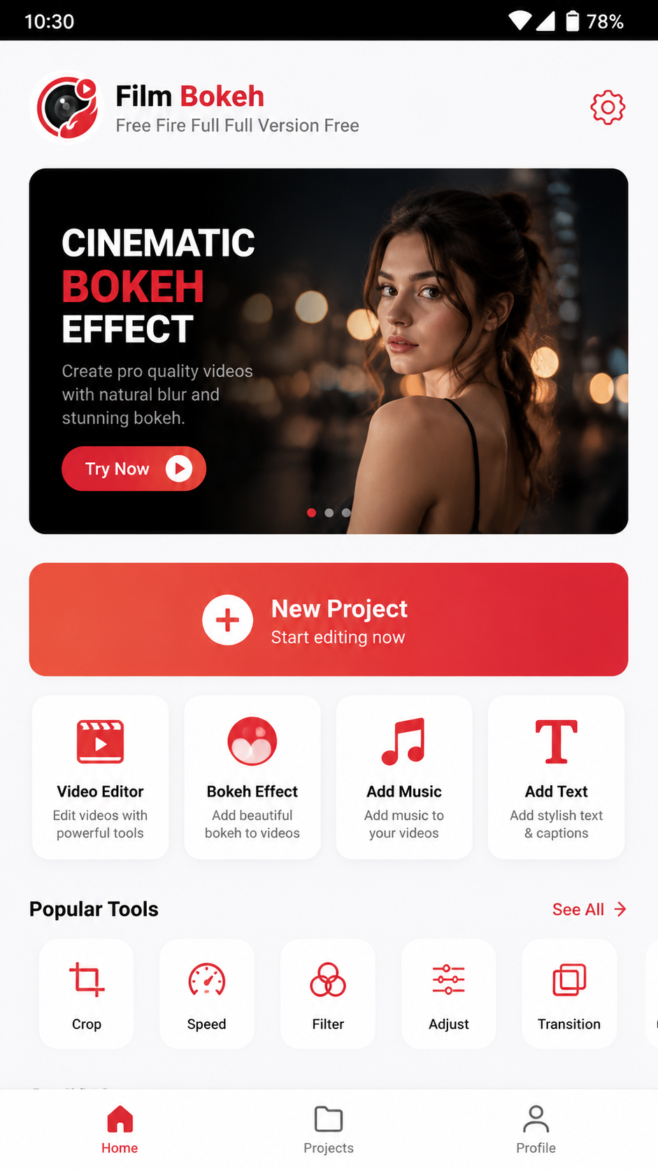 Film Bokeh Free Fire Full Full Version Free screenshot 2
