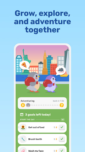 Tangkapan layar Finch: Self-Care Pet 4