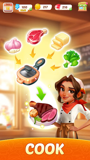 Flambé®: Merge & Cook screenshot 2