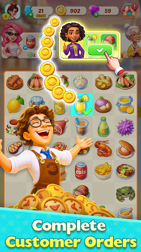 Foodstars: Merge & Cook screenshot 3