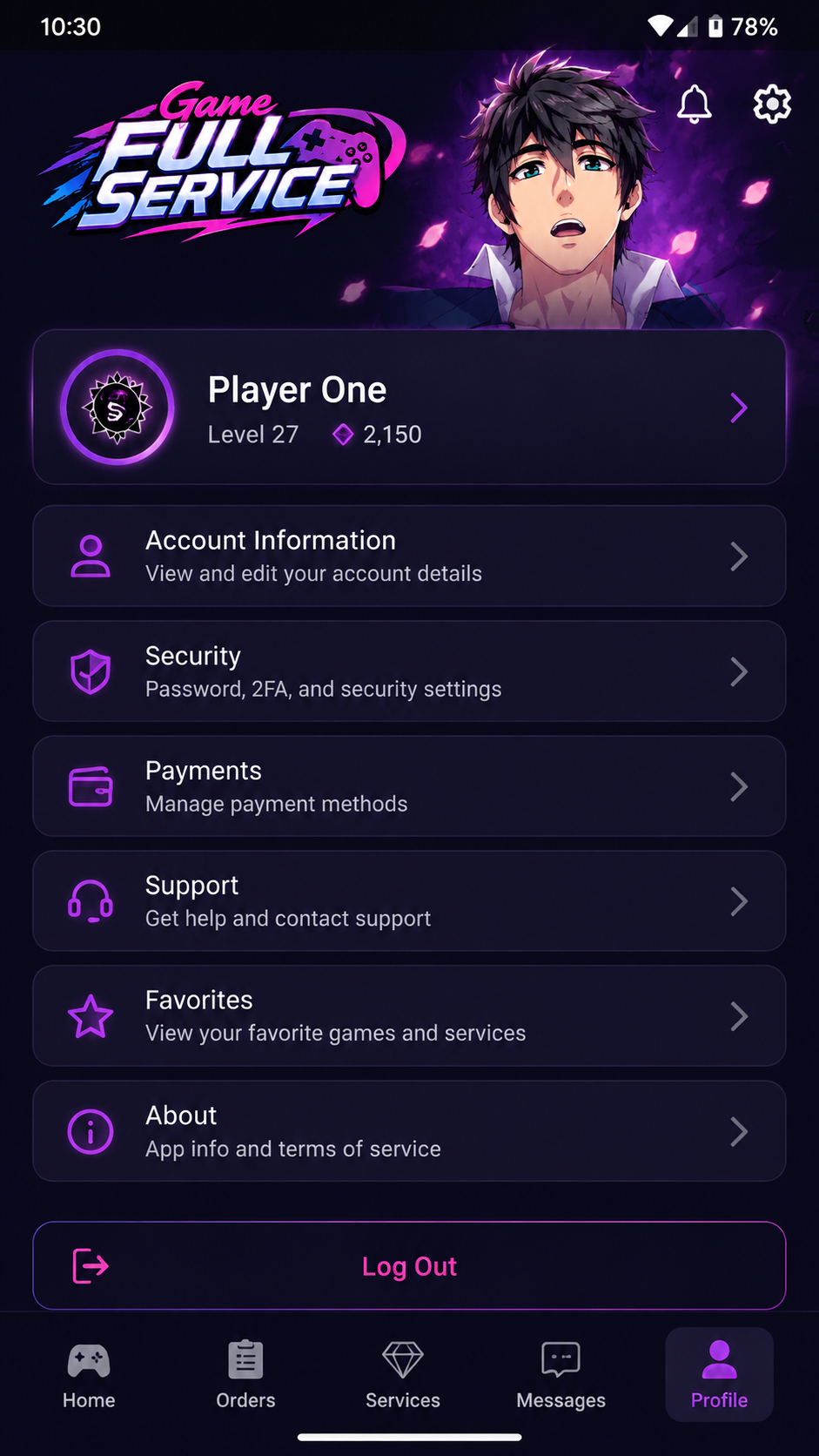 Game Full Service screenshot 3