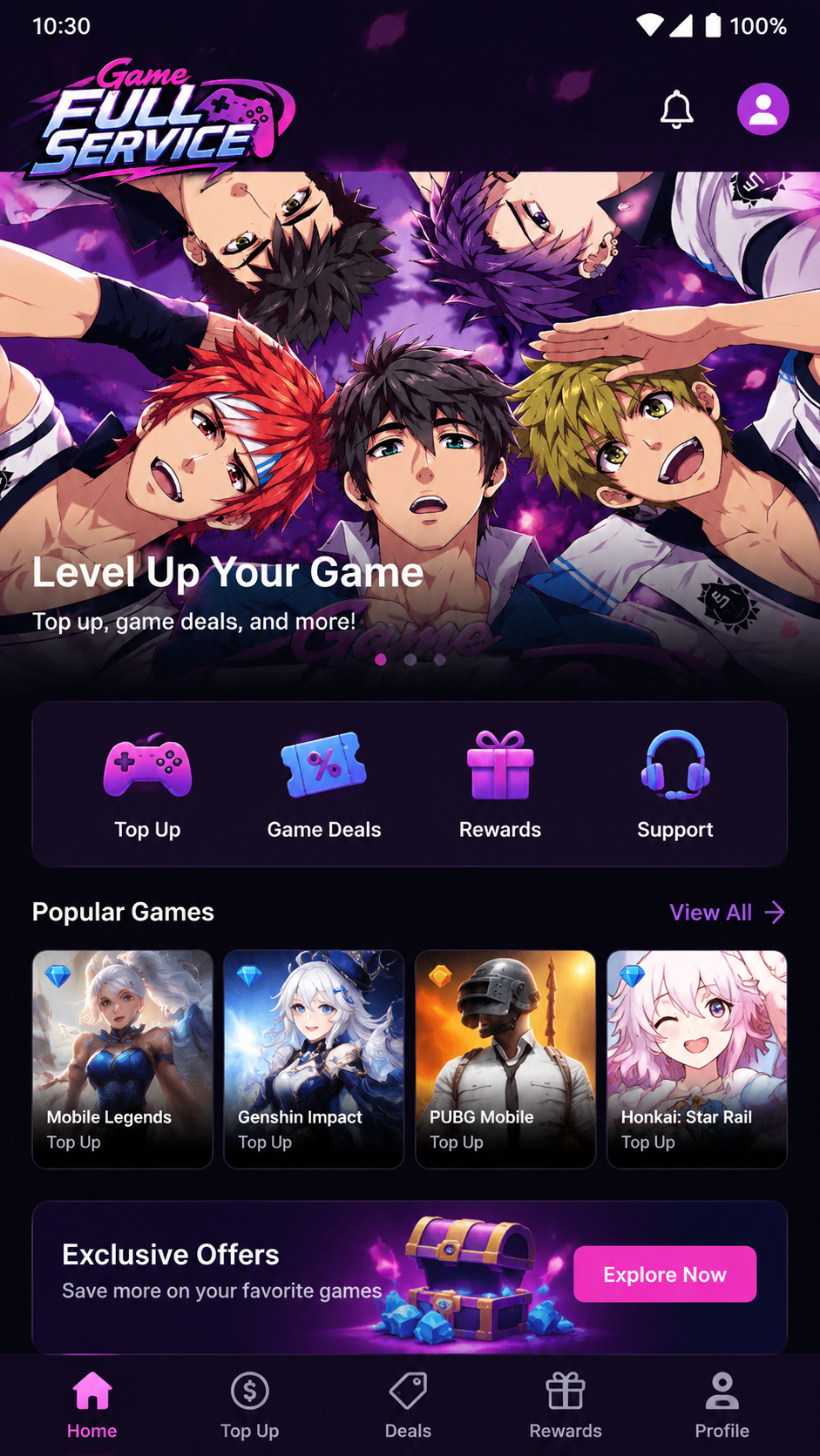 Game Full Service screenshot 1