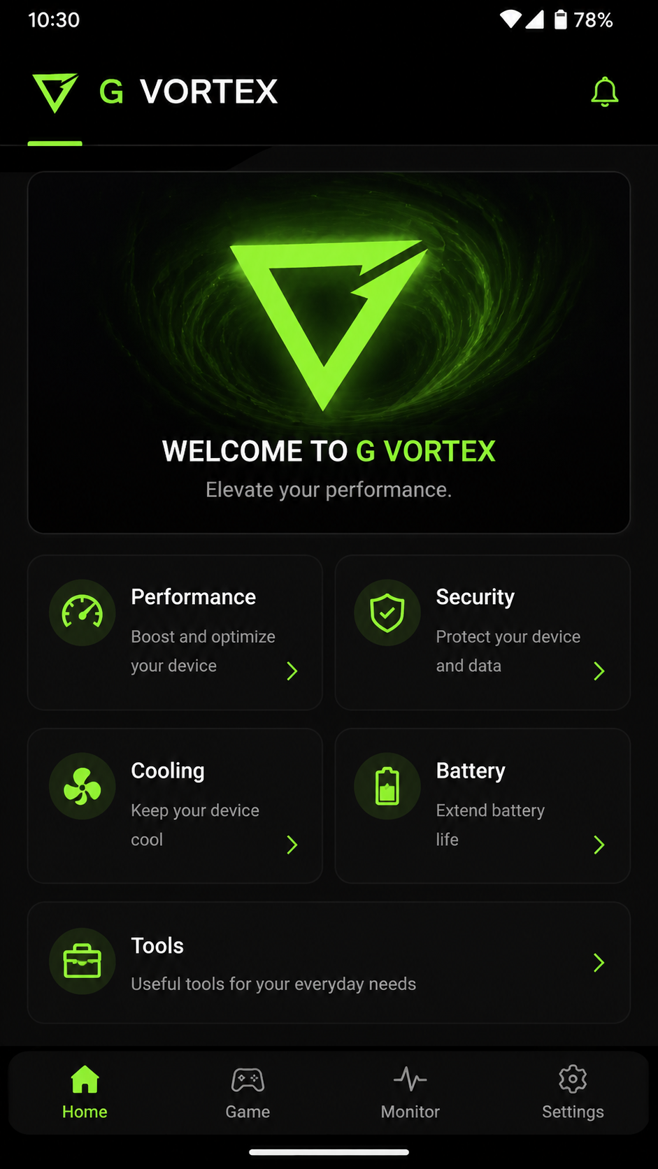 G Vortex screenshot 1