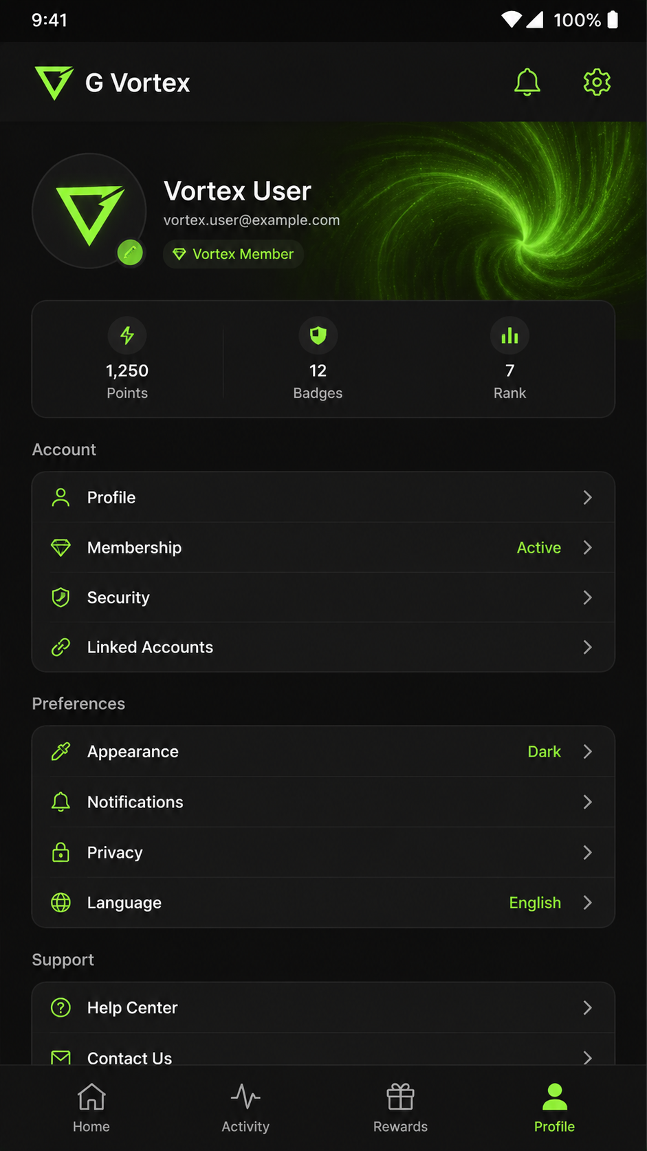 G Vortex screenshot 3