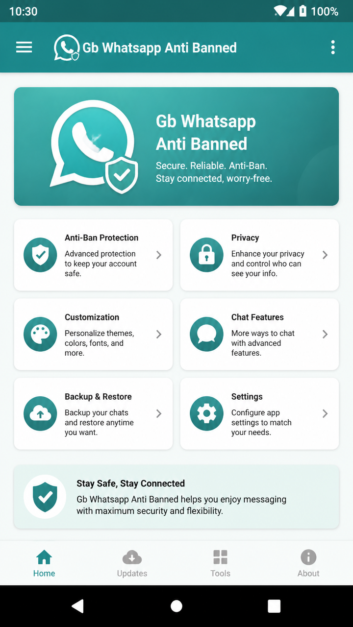 Gb Whatsapp Anti Banned screenshot 1