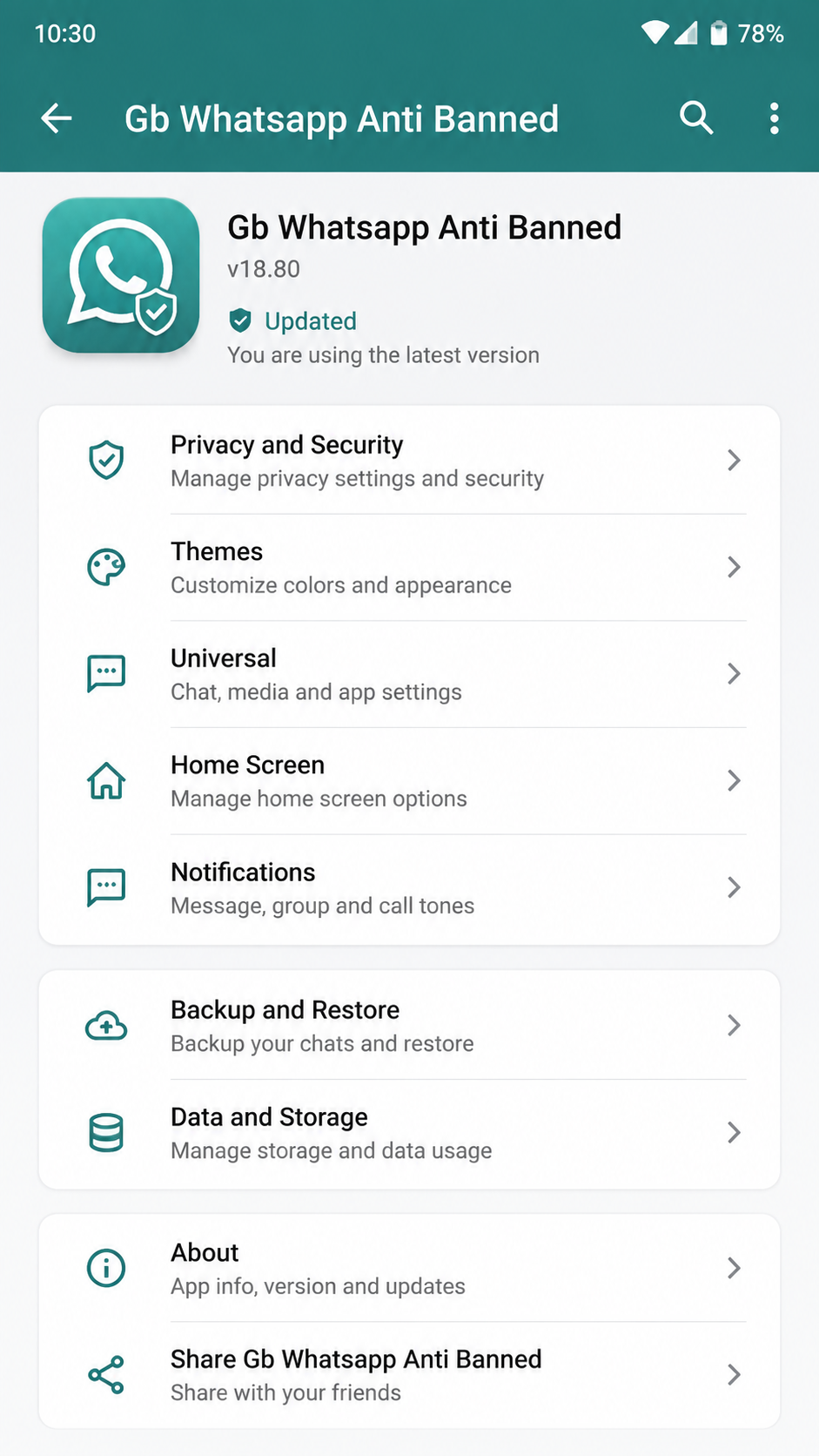 Gb Whatsapp Anti Banned screenshot 3