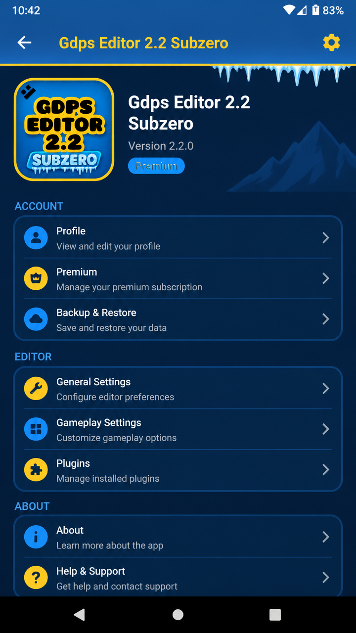 Gdps Editor 2.2 Subzero screenshot 3