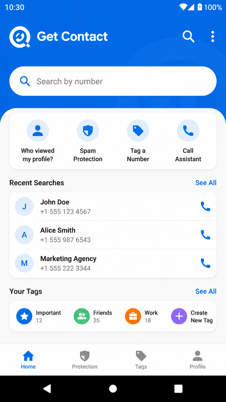 Get Contact screenshot 1