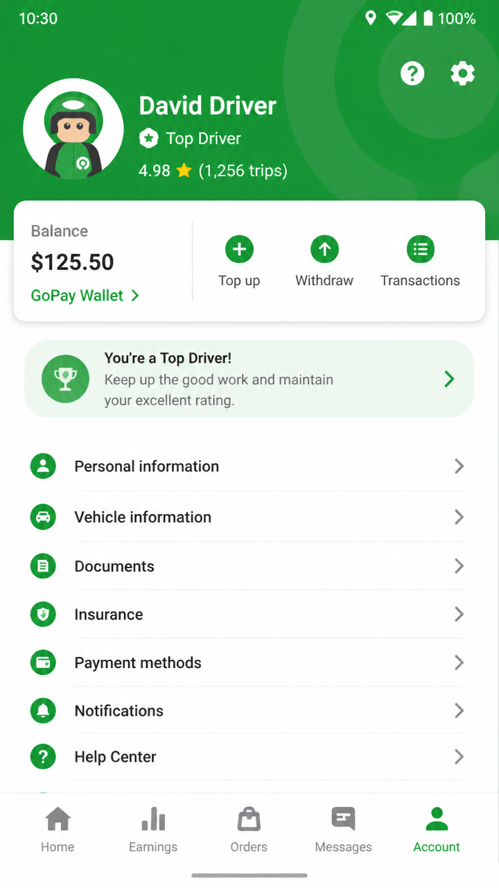 Gojek Driver screenshot 3