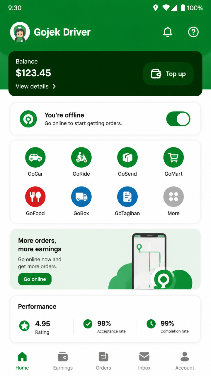 Gojek Driver screenshot 2