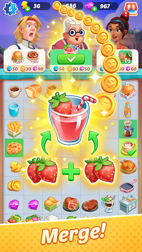 Gossip Street: Merge & Story screenshot 1