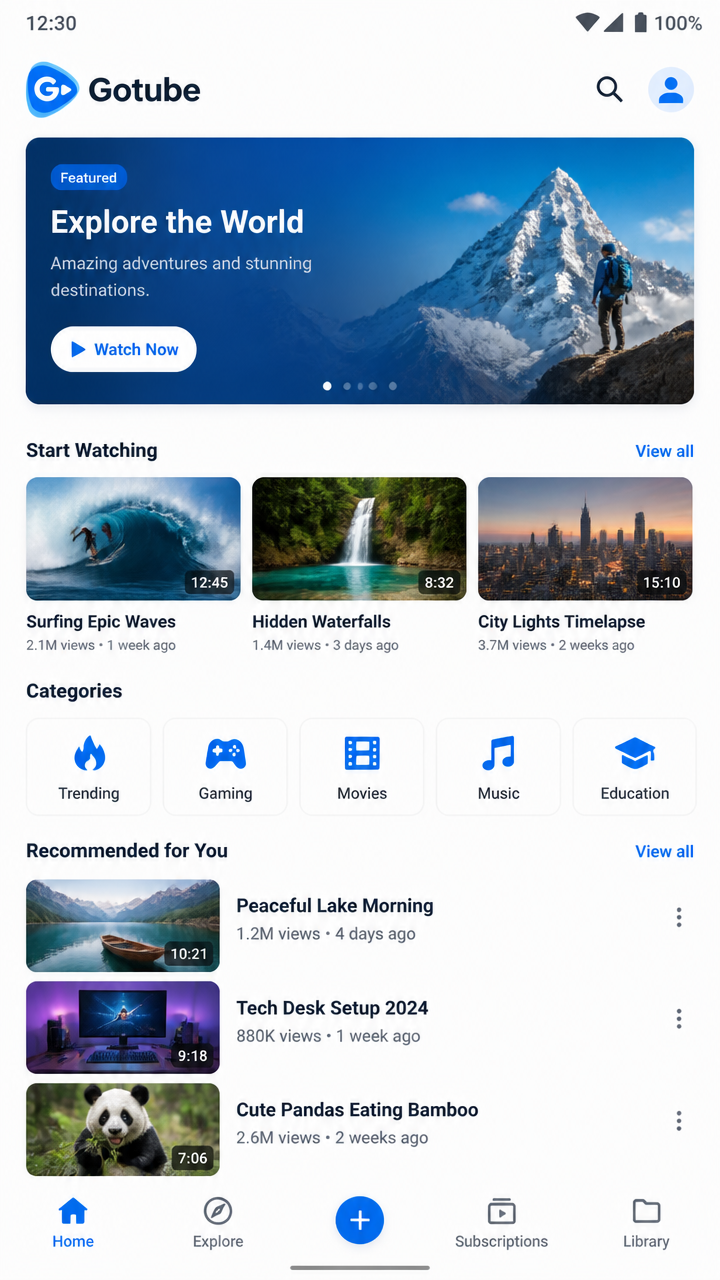 Gotube screenshot 2