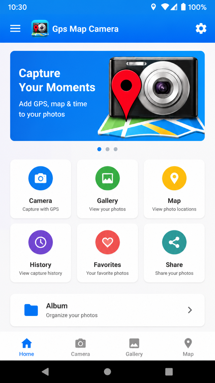 Gps Map Camera screenshot 1