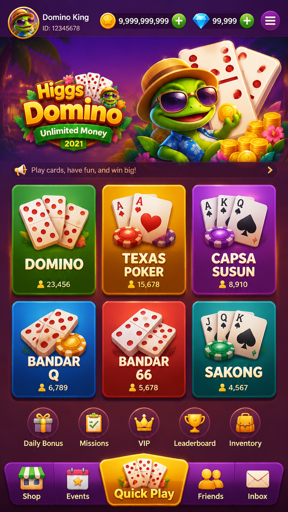 Higgs Domino Unlimited Money 2021 screenshot 2