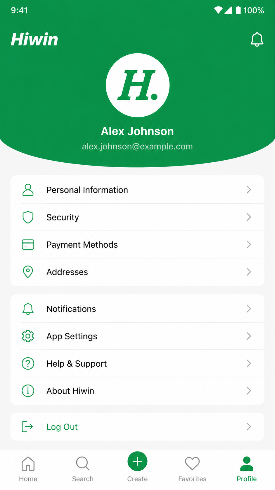 Hiwin screenshot 3
