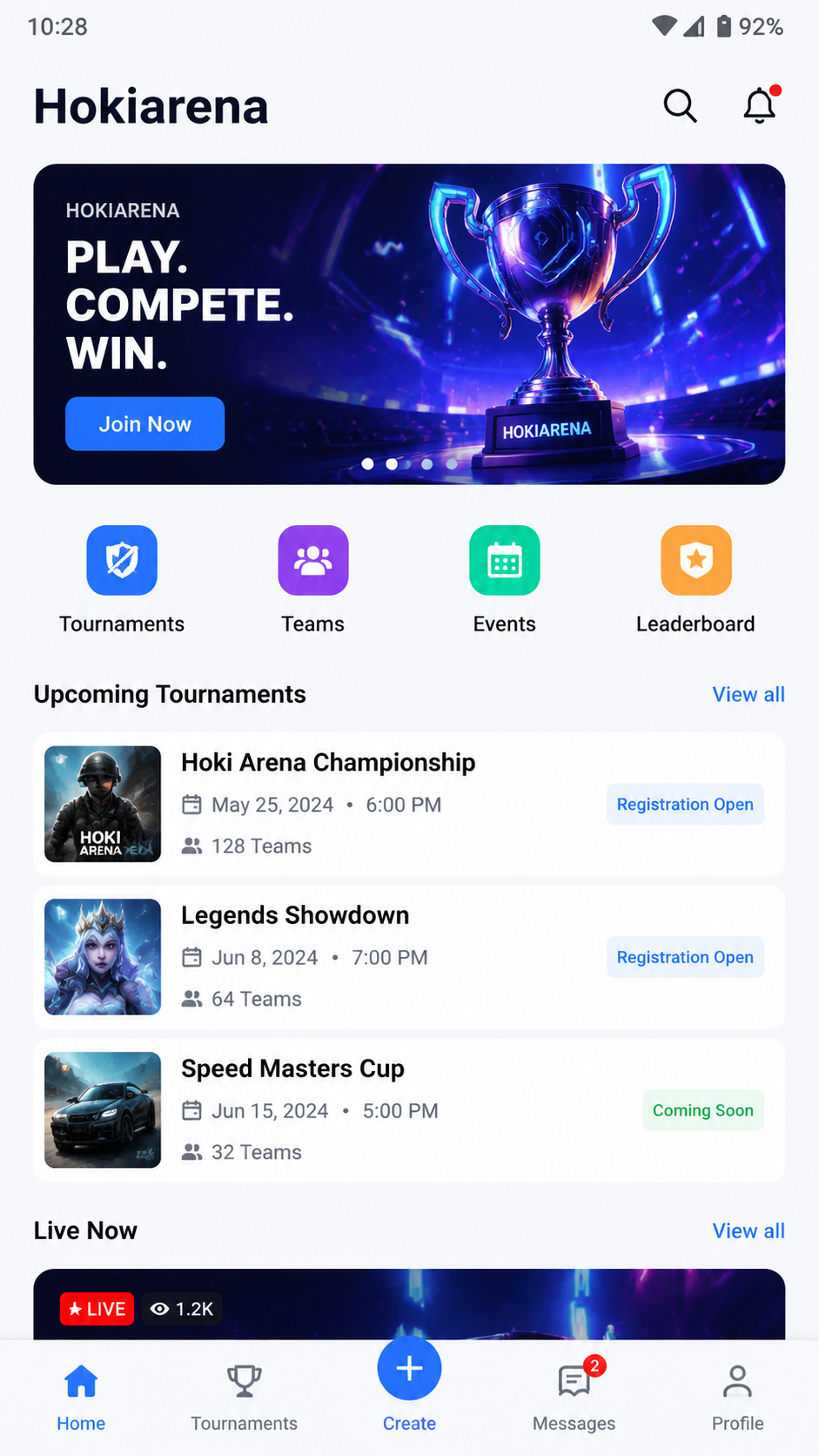Hokiarena screenshot 1