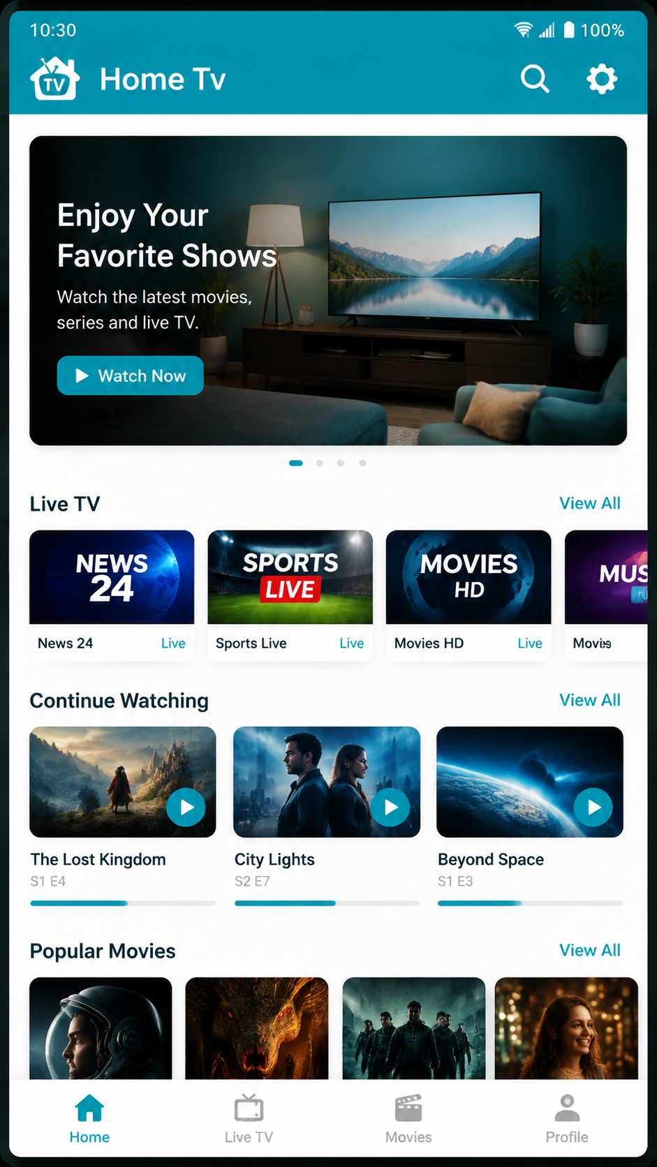 Home Tv screenshot 1