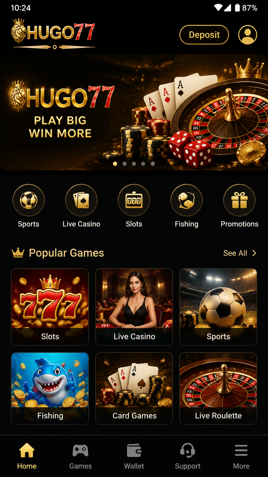 Hugo77 screenshot 1
