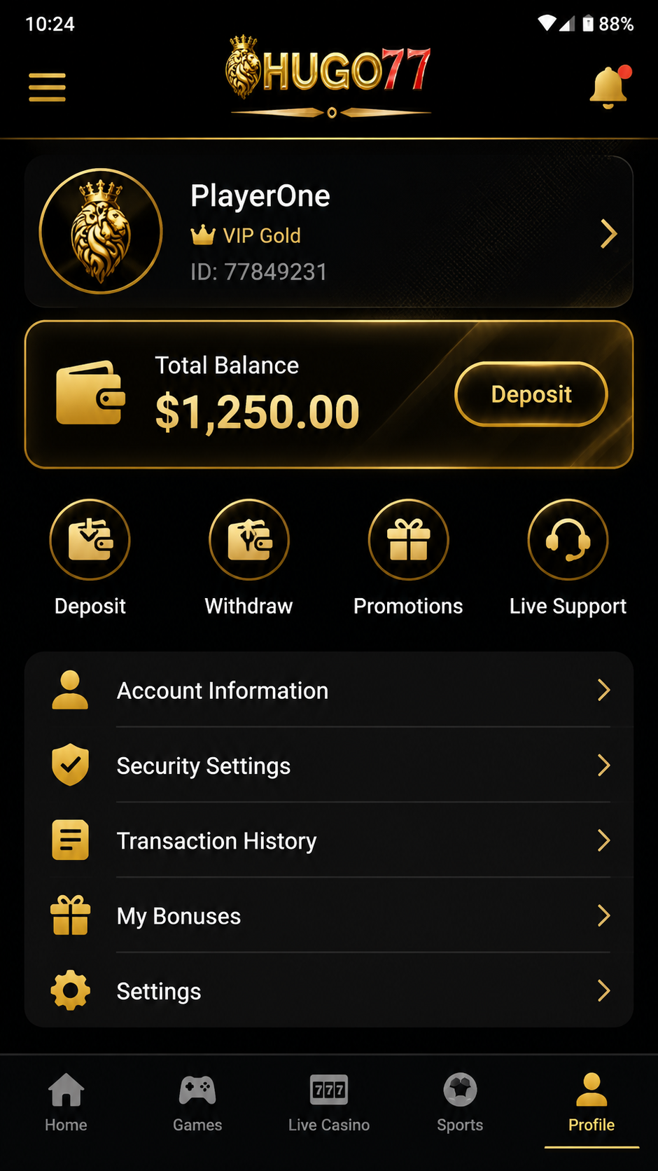 Hugo77 screenshot 3