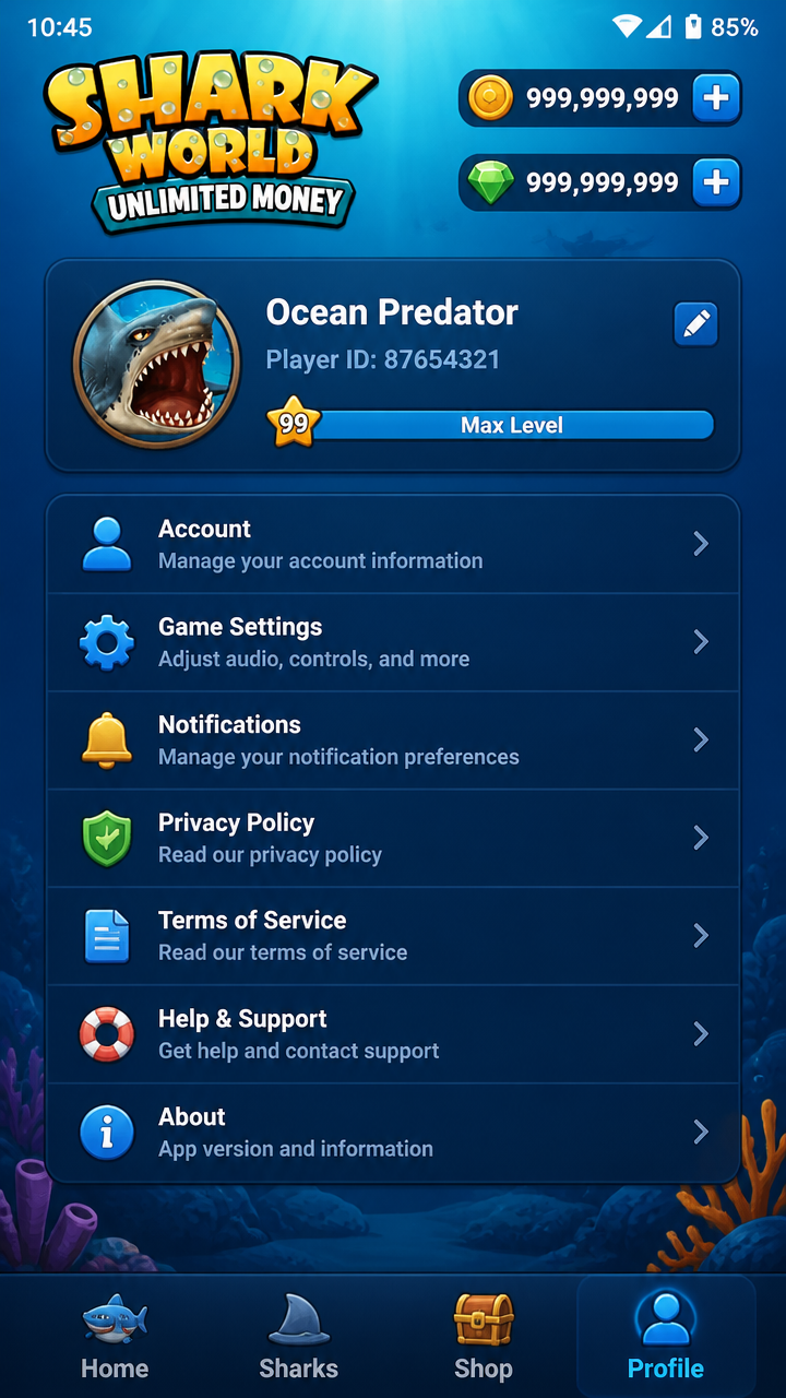 Shark World Unlimited Money screenshot 3