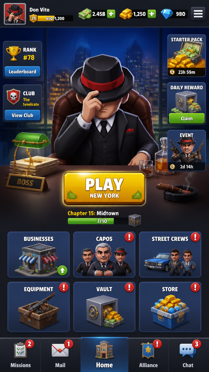 Idle Mafia screenshot 2