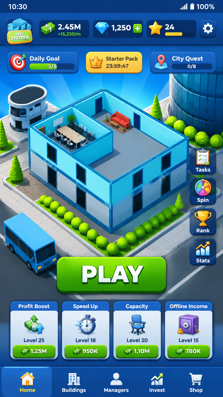 Idle Tycoon screenshot 1