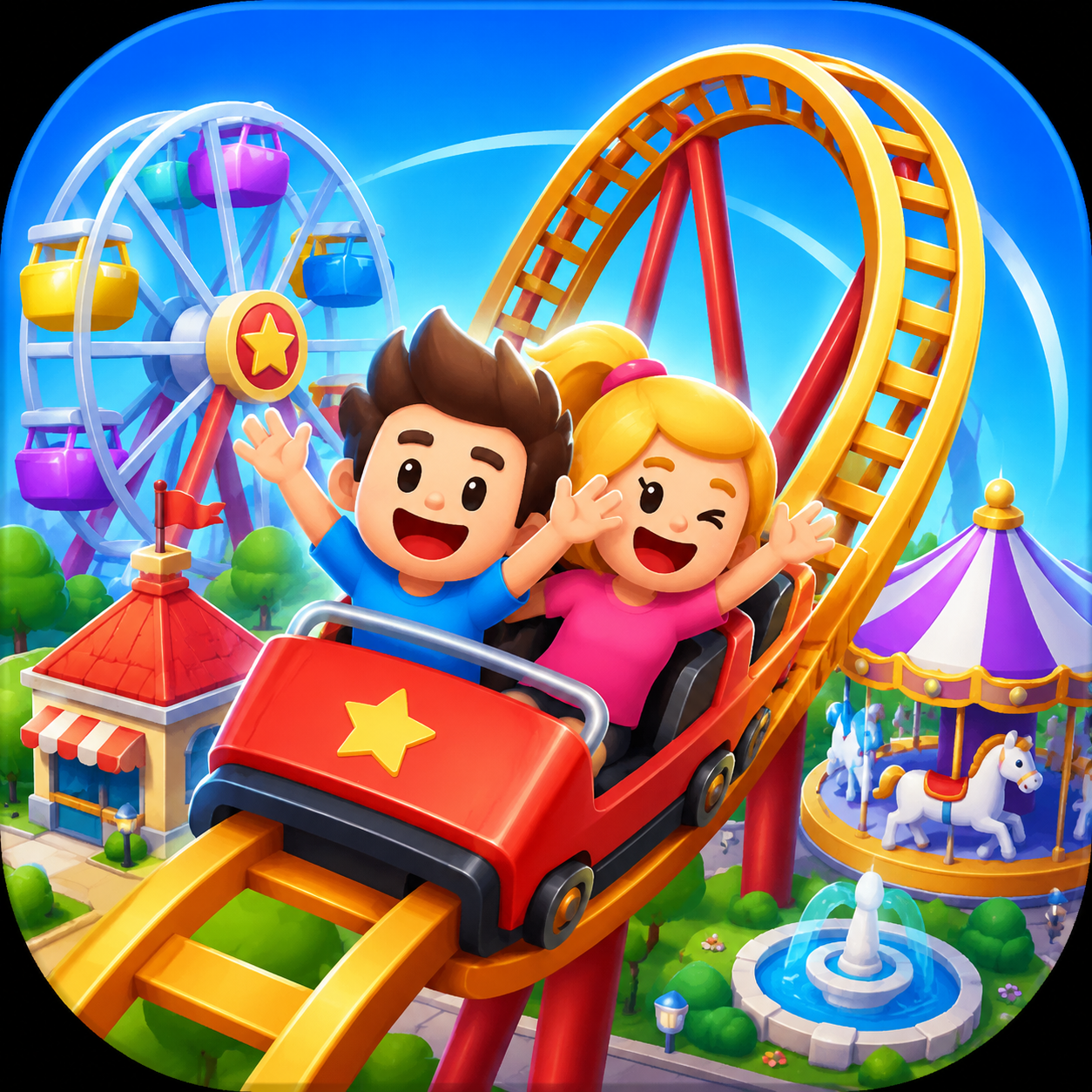 Idle Theme Park Tycoon icon