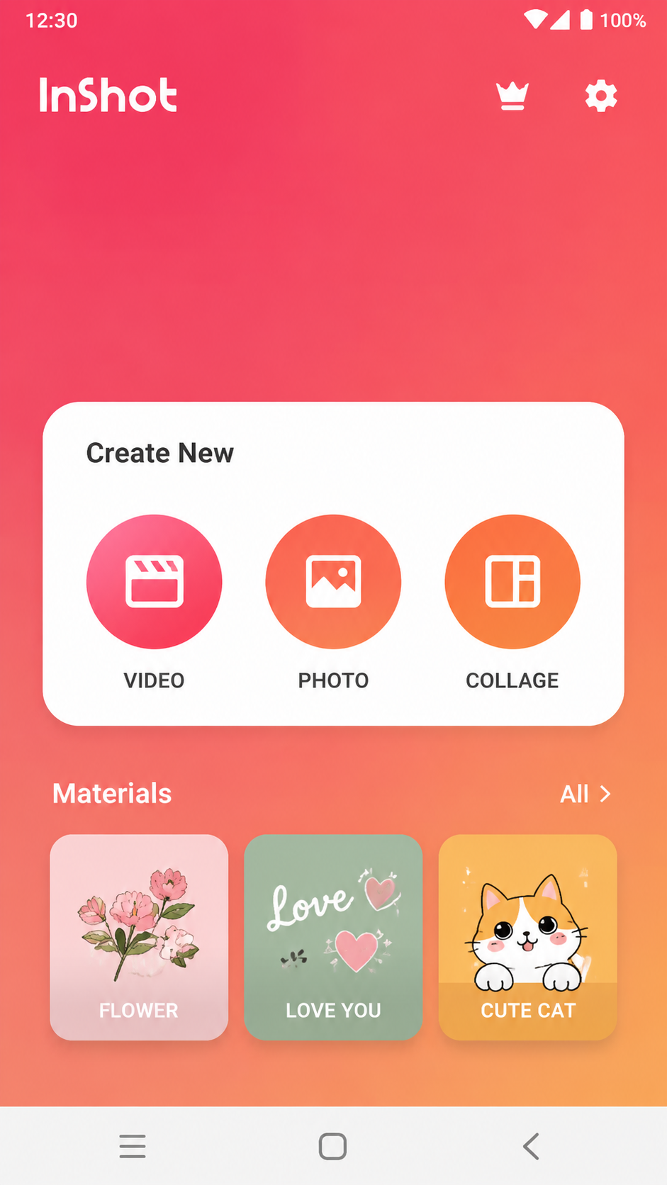 Inshot screenshot 1